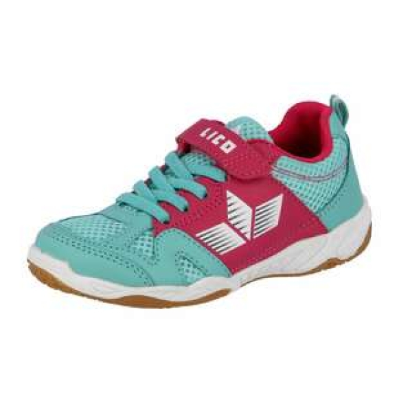 Lico Sport VS - Hallensportschuhe Klettverschluss - Kinder - Türkis